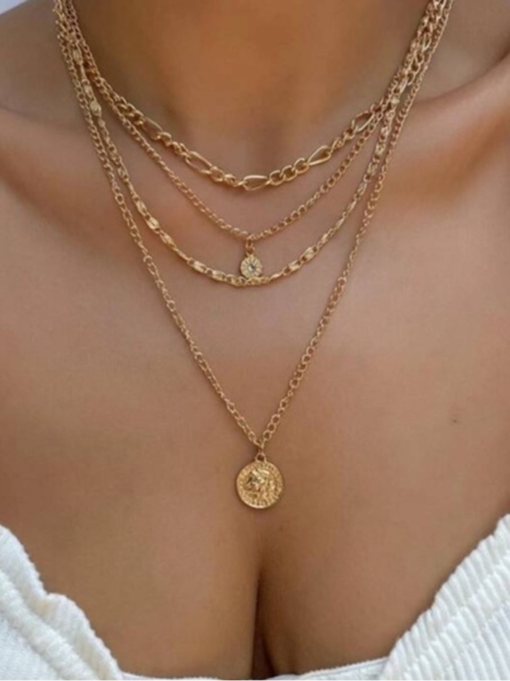 Gold necklace